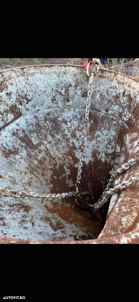 Cuva beton 1 m3 - descarcare laterala pentru macara - 9