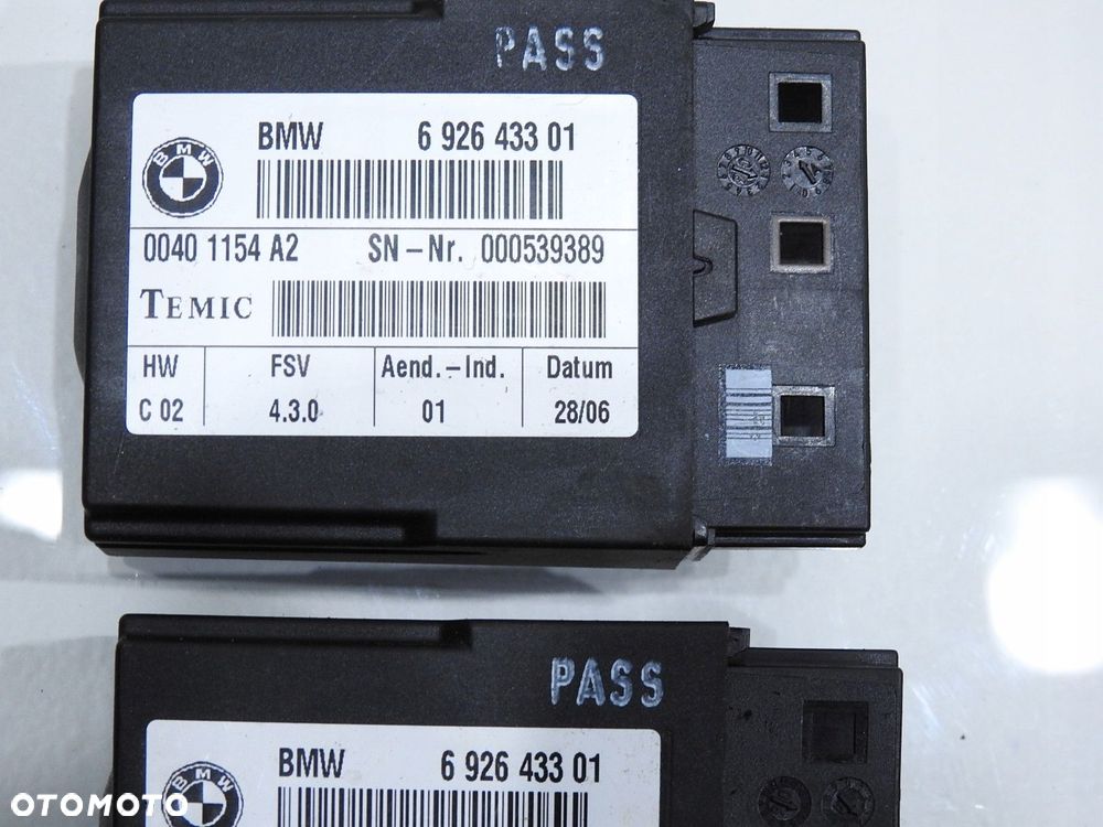 MODUŁ STEROWNIK FOTELA BMW E90 E91 6926433 - 2