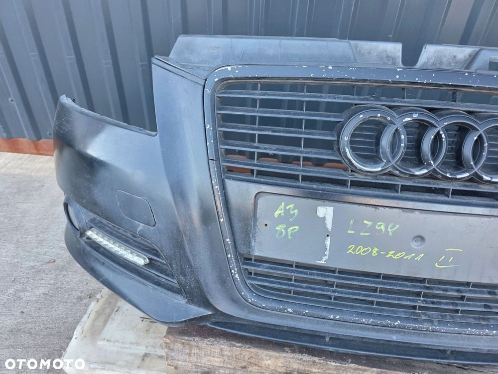 ZDERZAK PRZÓD AUDI A3 8P LIFT 2008-2011 MATOWY KOMPLETNY ! - 4