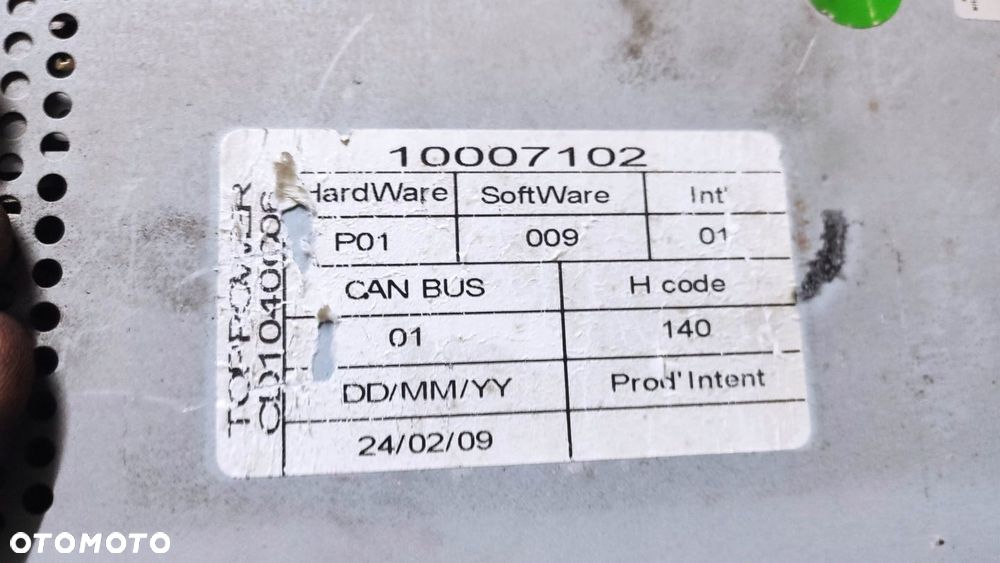 RADIO ODTWARZACZ ROEWE 550 S 10007102 - 2