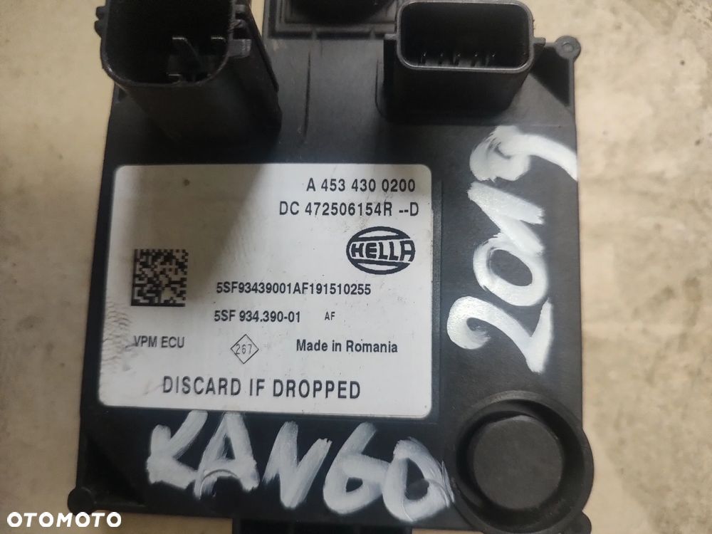 KANGOO II ZE STEROWNIK ECU 453430020D - 2