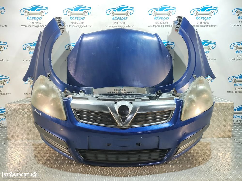 FRENTE COMPLETA OPEL ZAFIRA B A05 CAPOT PARACHOQUES GUARDA-LAMAS OTICAS RADIADOR VENTILADOR FRENTE FIBRA REFORÇO - 1