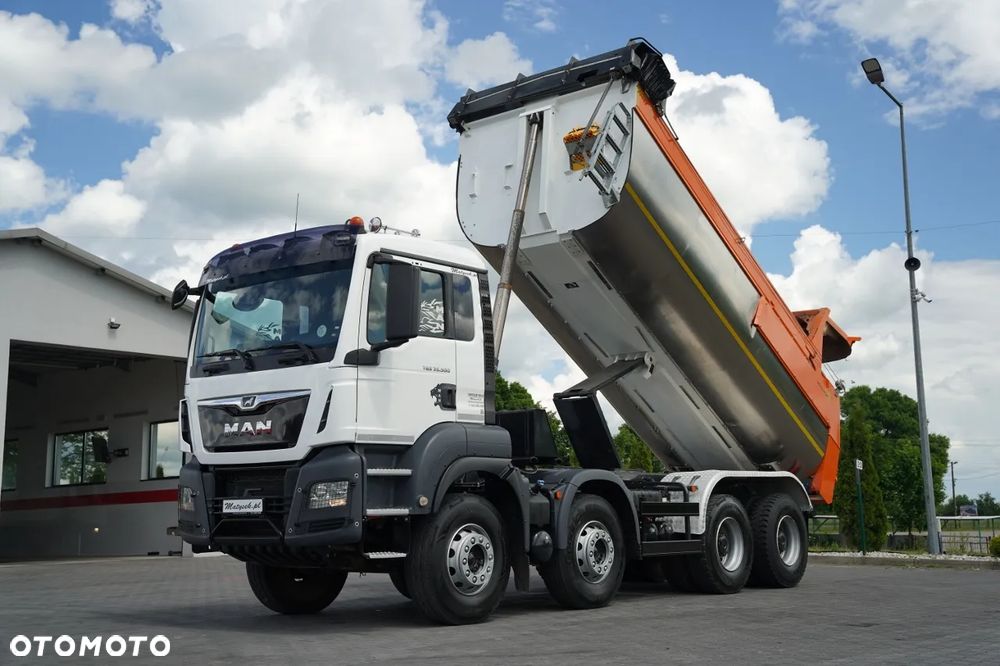 MAN TGS 35.500 / 8x4 / WYWROTKA TYLNOZSYPOWA  MEILLER / OCIEPLANA / DO ASFALTU /  HYDROKLAPA / NAVI / 2021 ROK - 1