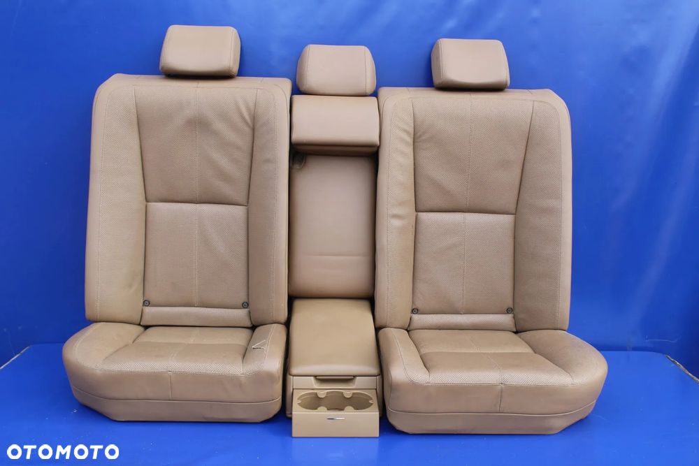 Fotele dynamiczne wentylowane masaże brąz OE Mercedes W221 - 19