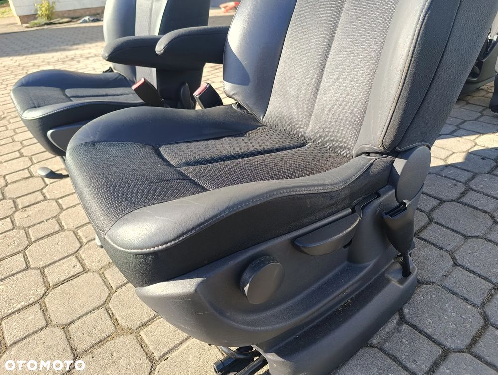 Fotel przedni prawy lewy fotel tylni II rząd III rząd Renault ESPACE IV LIFT pół skóra - 4