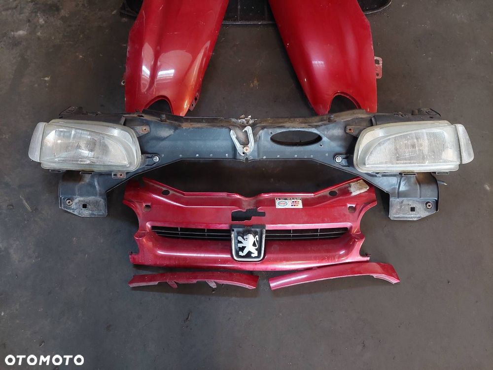 KOMPLETNY PRZÓD MASKA ZDERZAK BŁOTNIKI LAMPY GRILL PEUGEOT PARTNER I EKQD - 2