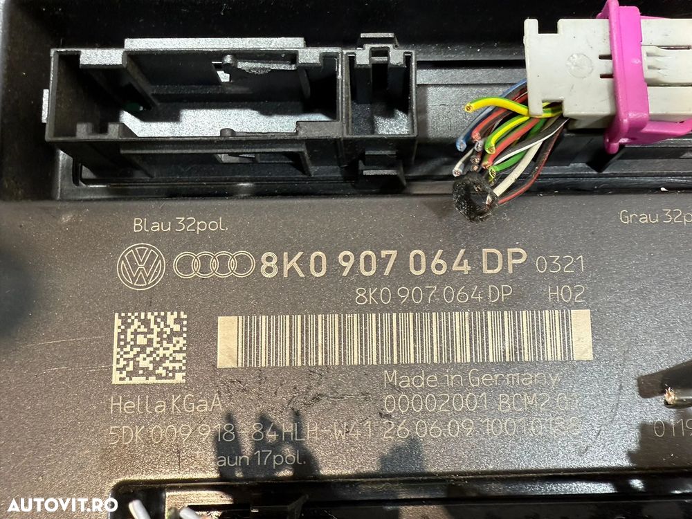 BCM MODUL CALCULATOR CONFORT AUDI A4 AVANT 2.0 DIESEL 2009 COD OEM 8K0907064 8K0907064DP 2009-2016 - 7