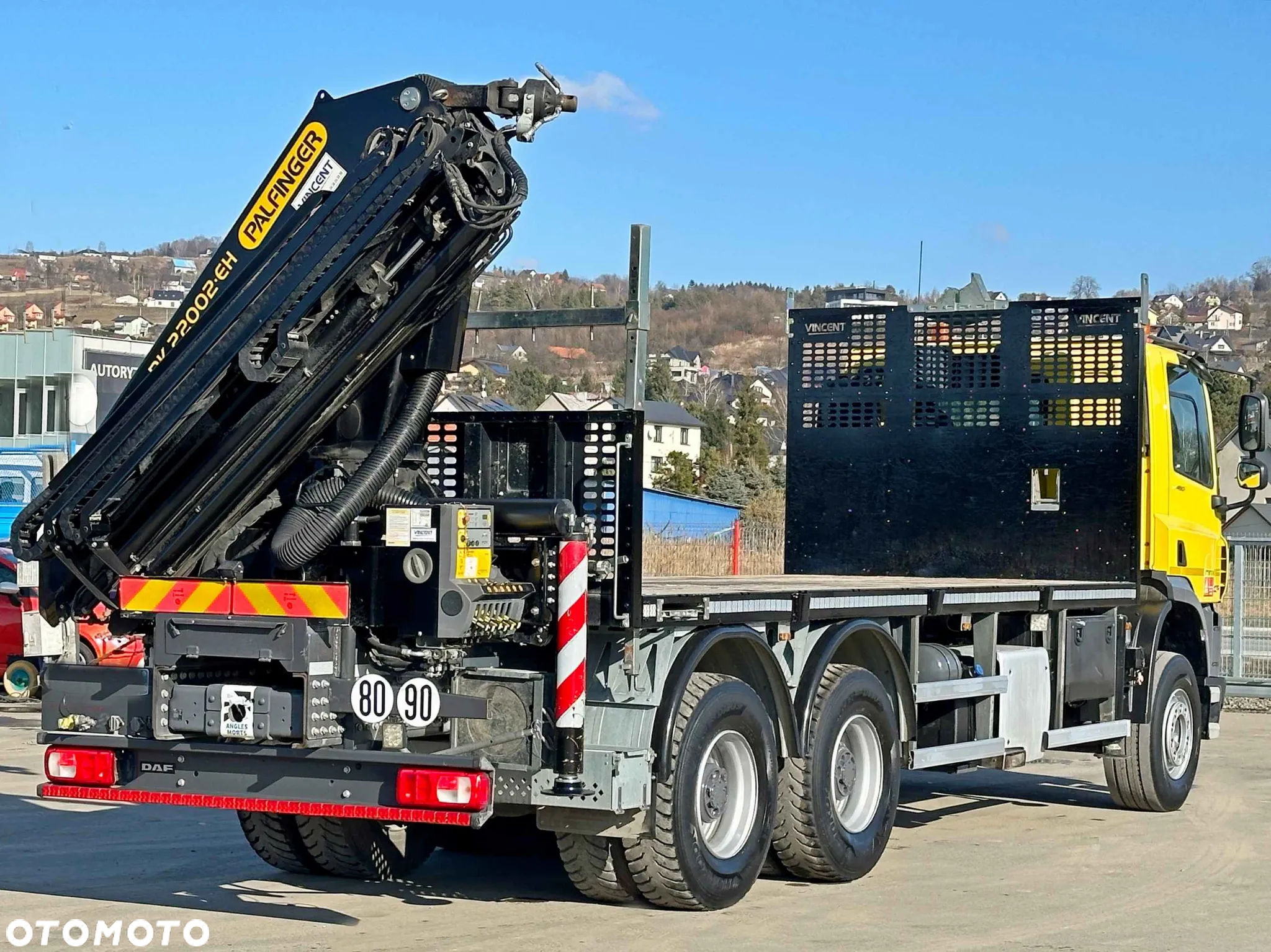 DAF CF 450 * PLATFORMA 6,30 m + PK 22002 - EH D + PILOT * STAN BDB / 6x4 - 5