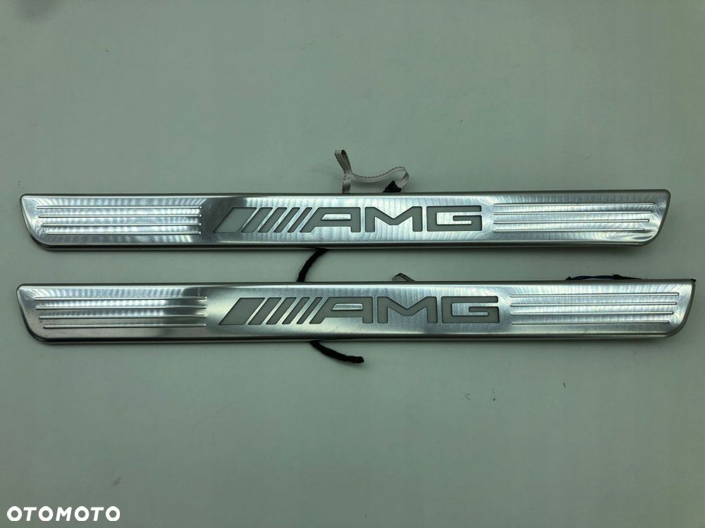 MERCEDES W177 AMG LISTWY PROGOWE PODŚWIETLANE LED KOMPLET A1776801105 - 1