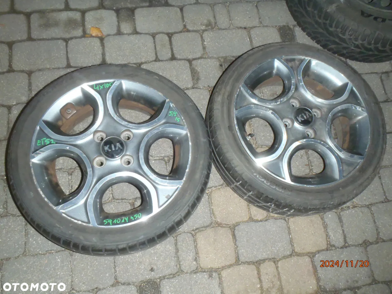 felgi felga alufelga alufelgi alu felga alu felgi kia picanto I II III kia rio KIA PICANTO FELGA 15 5.5JX15 4x100  ET52 52910-1Y450 - 2