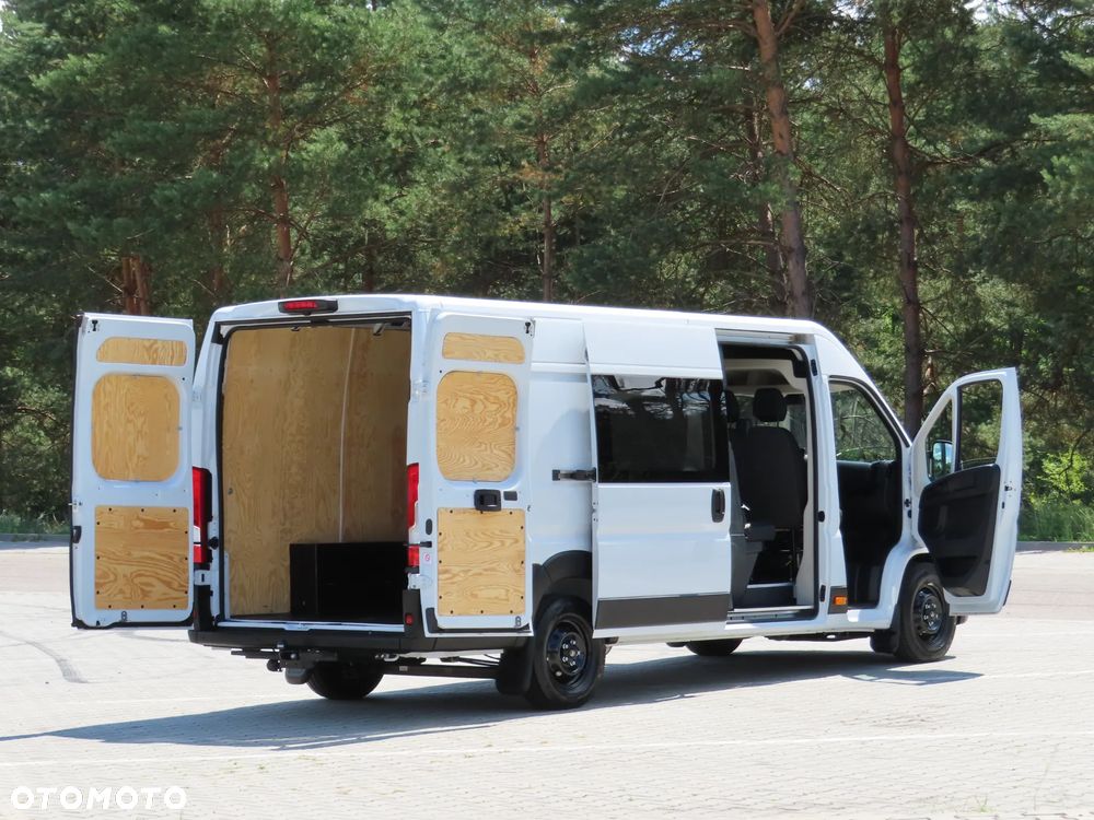 Fiat DUCATO Heavy 2.2 H3-Power 180 KM AT8 Automat L4H2 MAXI DOKA Dubel Brygadowy MIXTO 7-Mio Os.+1025 Kg Ład. Rozstaw Osi 4035 mm WZMACNIANY FULL OPCJA Wyposażenia Gwarancja Fabryczna HAK 3000 KG Stan Auta Jak Z Salonu NOWY - 15