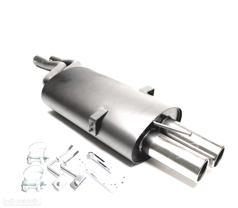 PANELA DE ESCAPE BMW E46 98-07 AÇO - 1