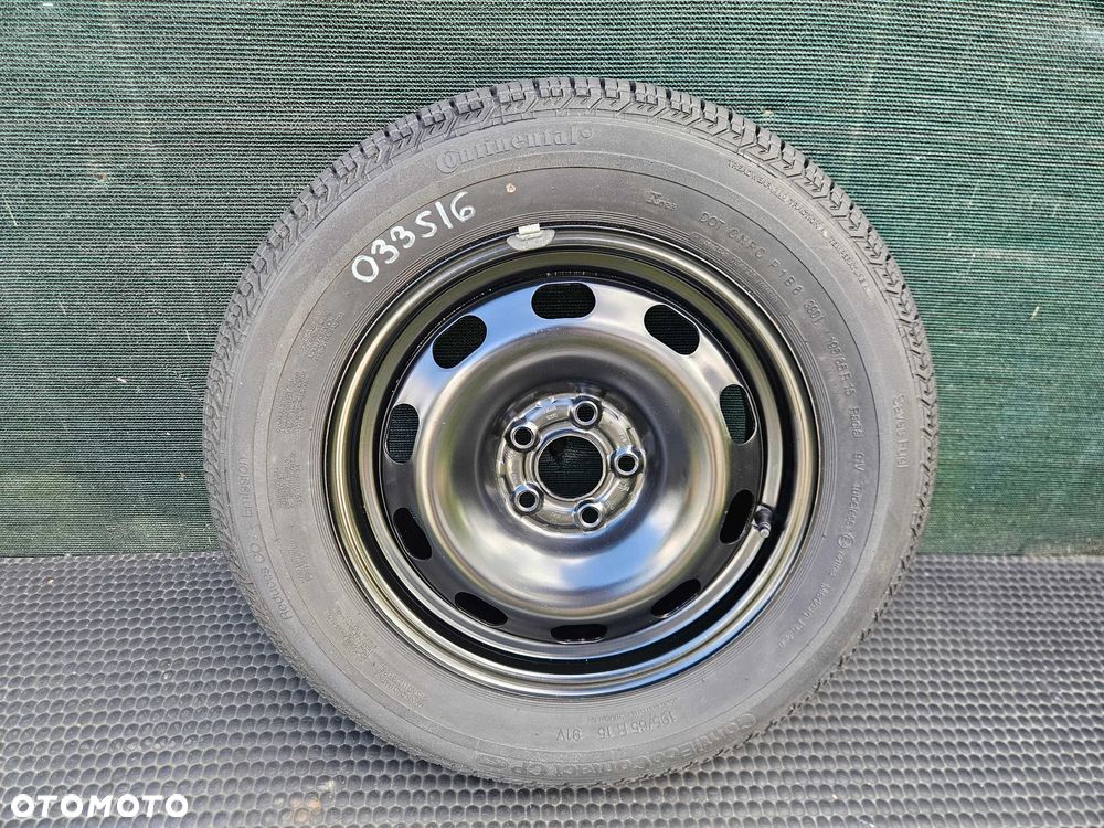 Kolo Felga 1J0601027Q Blaszak Zapasowe Zapasowka R15 5x100 6J ET38 195/65 VW Golf IV 4 Audi Skoda Seat - 1