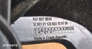 skoda scala 19-25r ślizg mocowanie zderzaka lewy tył 657807393a - 2