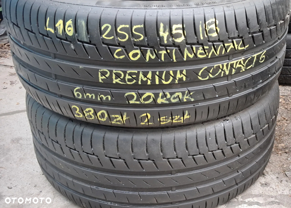 L16 255 45 18 continental Premium contact 6 2szt 2020rok