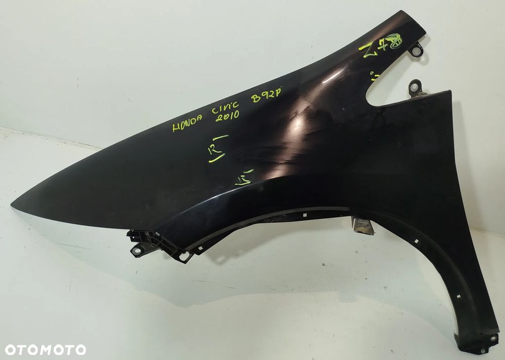 błotnik lewy przedni przód HONDA CIVIC VIII UFO 06-11 B92P - 4