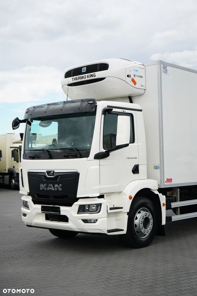 MAN TGM / 18.290 / EURO 6 / CHŁODNIA + WINDA / ŁAD. 8800 KG / 18 PALET - 34