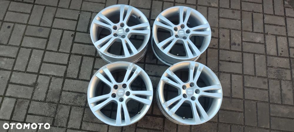 6J0601025B FELGI 5x100 7Jx16 CALI ET43 SEAT IBIZA 6J VW POLO 9N6R SKODA RAPID FABIA 4 SZTUKI KOMPLET - 1