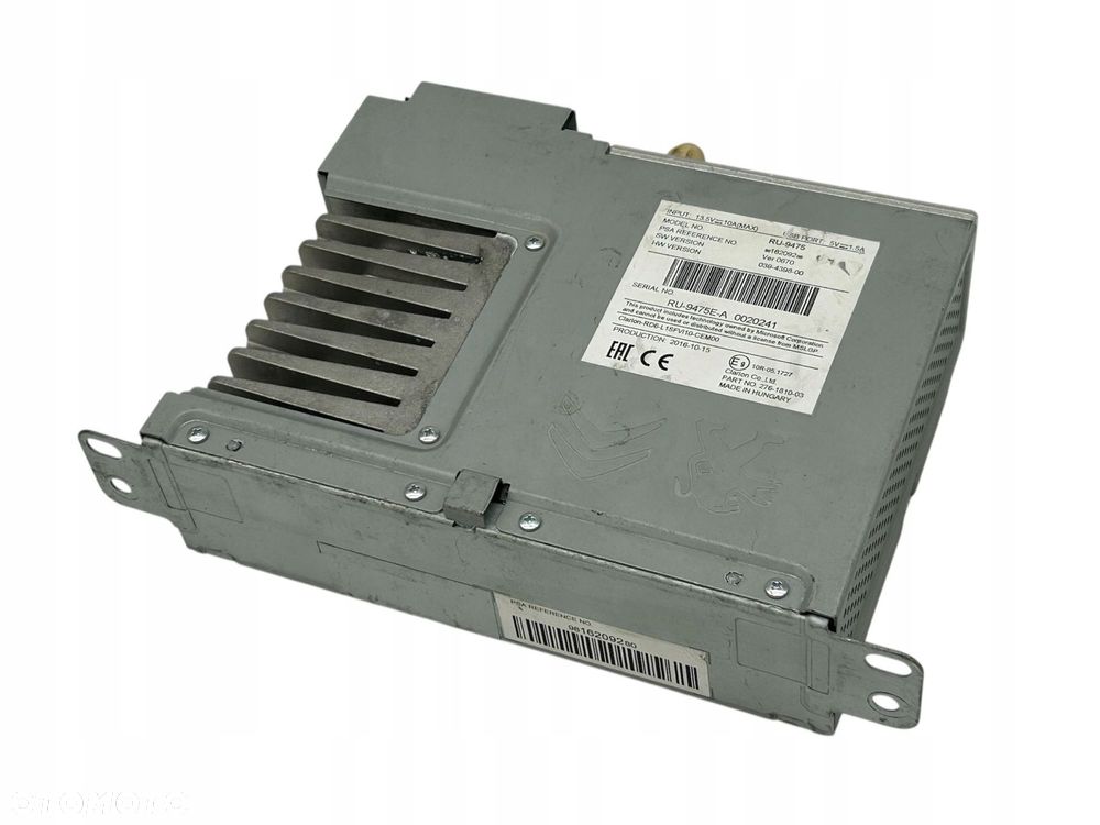 radioodtwarzacz stacja multimedialna citroen jumpy 9816209280 - 1