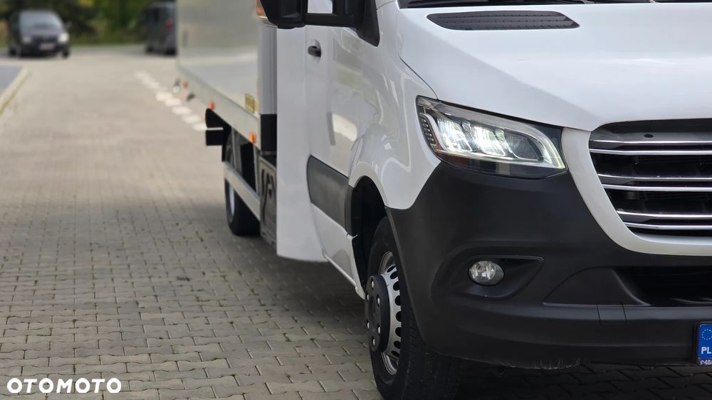 Mercedes-Benz SPRINTER 519 CDI 907❗❗3.0 190 KM / FULL OPCJA / AUTOMAT 9G-TRONIC / FULL LED / KONTENER 10EP  / PLANDEKA 10EP / DRZWI Z TYŁU / BLIŹNIAKI / XENON / RAMA / ZABUDOWA JEGGER / PODUSZKI PNEUMATYCZNE / SYPIALKA / SALON POLSKA ❗❗ - 23
