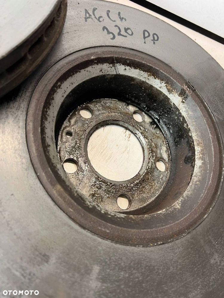 Tarcza hamulca przedniego 320mm Audi A6 S6 C6 4F 2010 PPRZÓD KOMPLET - 4