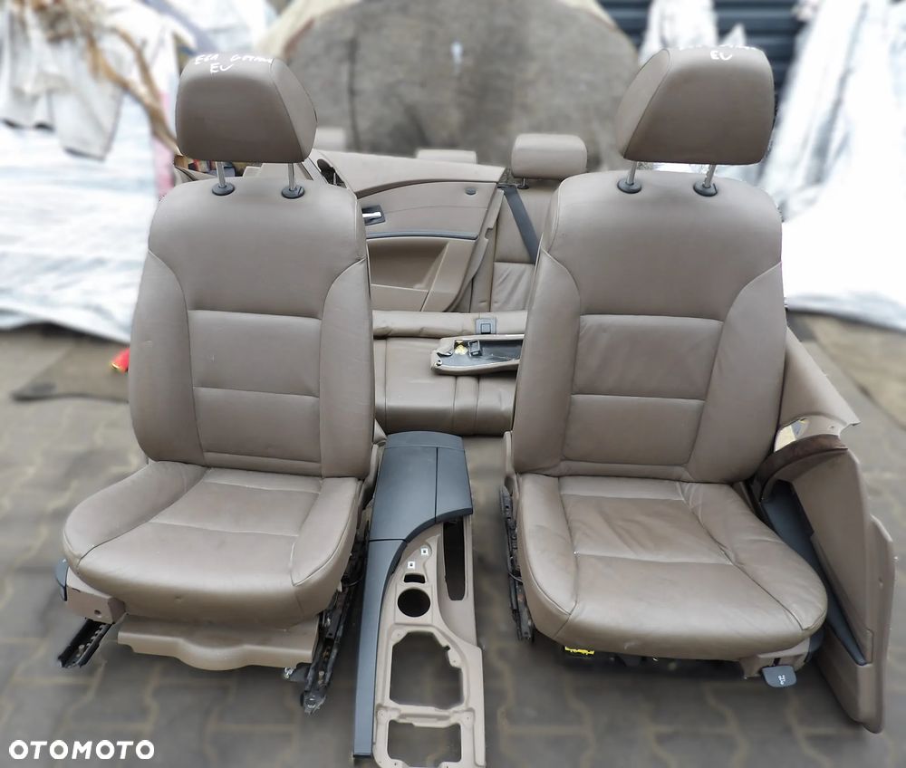 BMW - E61 - KOMPLET - FOTELE , KANAPA , BOCZKI , TUNEL ŚRODKOWY - OGRZEWANE - EUROPA - 1