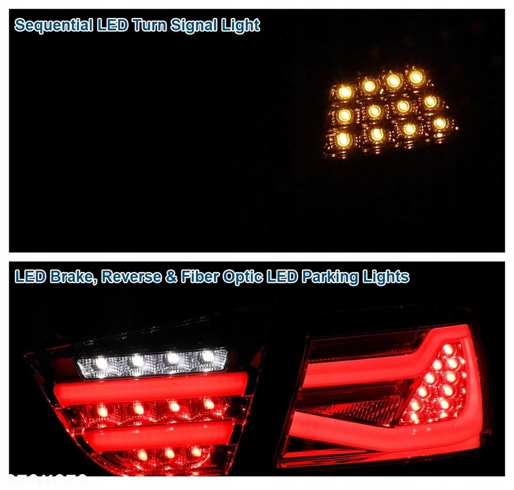 Lampy tyl ne kpl Led Bar Neon DTS Smoke Bmw 3 e90 sedan Lift Lci FL 08-12 - 4
