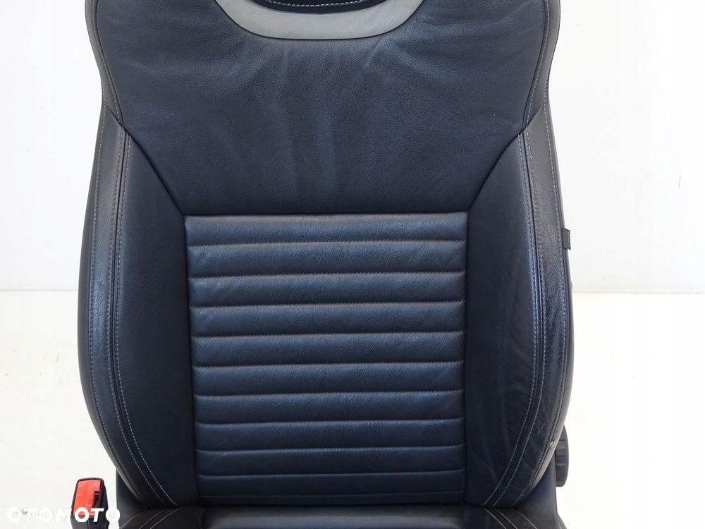 FOTEL LEWY PRZÓD PRZEDNI KIEROWCY SKÓRA SKODA OCTAVIA III 5E RS VRS - 5
