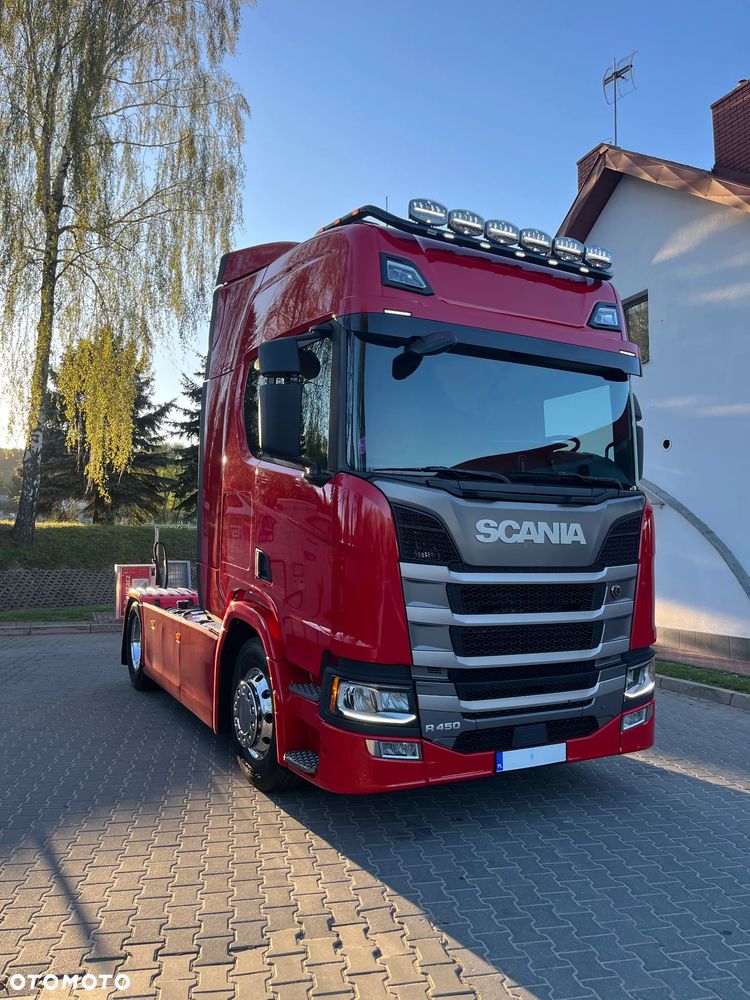 Scania R450//BOGATA WERSJA//RETARDER//KLIMA//NAWIGACJA//RADAR//FULL LED//HYDRAULIKA//PRZÓD/TYŁ NA PODUSZKACH - 3
