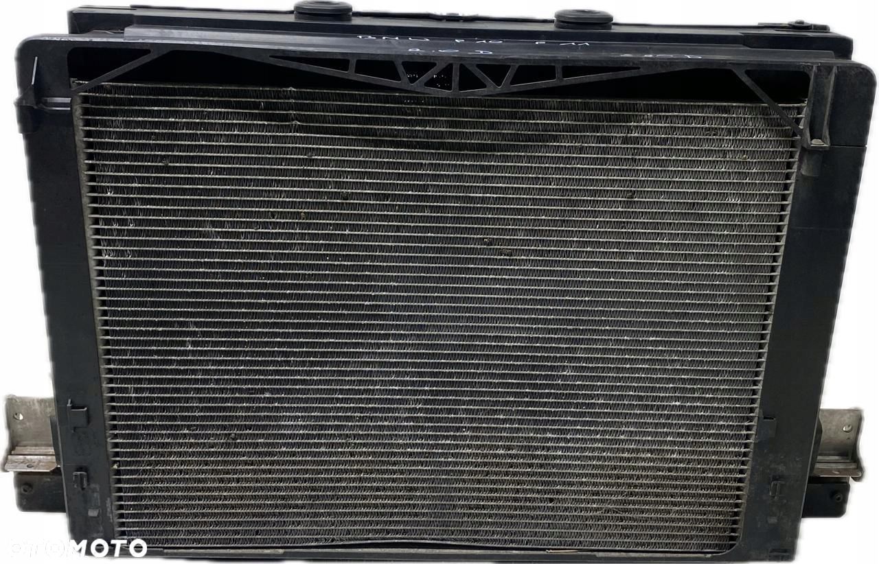 BMW F10 F11 520 D CHŁODNICA WODY KLIMATYZACJI INTERCOOLERA WENTYLATOR - 1