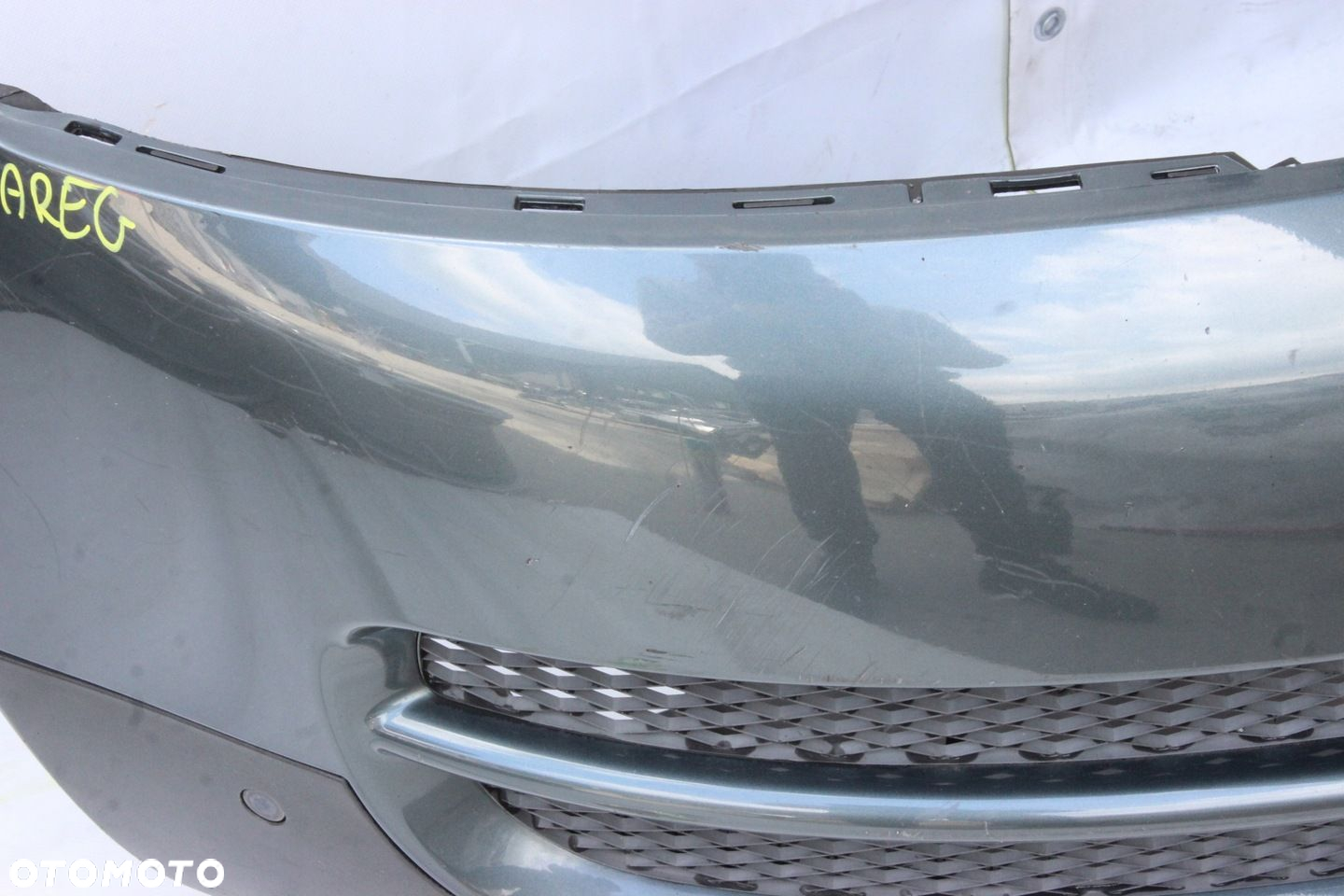 VOLKSWAGEN VW TOUAREG I 2002R- ZDERZAK PRZEDNI PRZÓD PDC - 4