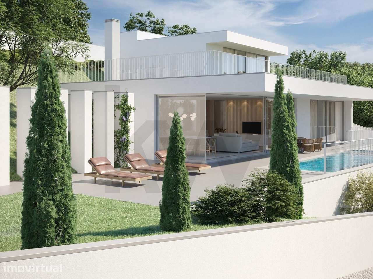 Lote de 668 m2 com projeto de moradia T4 e especialidades concluídas — - Grande imagem: 2/16