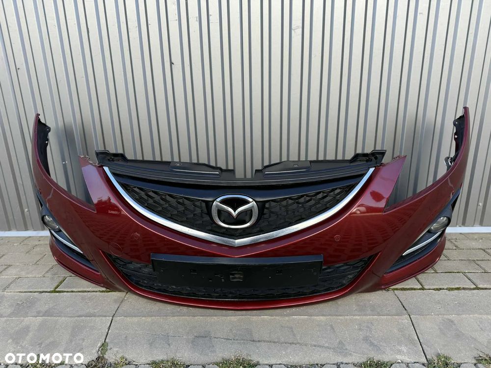 Mazda 6 GH FL Lift Zderzak przód przedni komplet 4xPDC Halogen 32V 2010-12r - 1