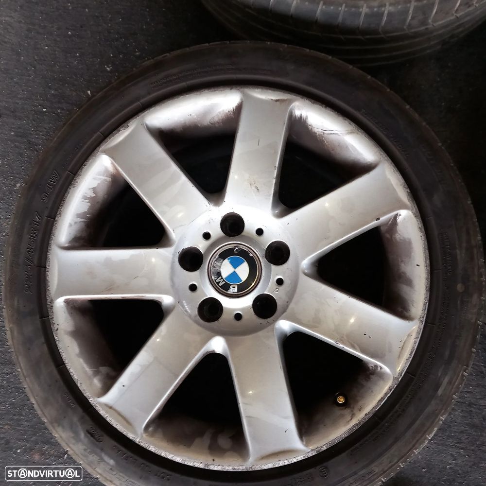 Conjunto jantes r17 bmw e46 com pneus 225 45 r17 - 3