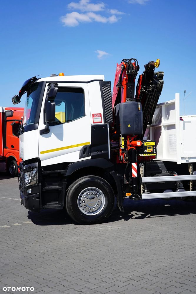 Renault C 430 / 6 X 2 / E 6 / SKRZYNIOWY + HDS / FASSI F 195 / ROTATOR / PILOT / DŁ. 8,05 M - 26