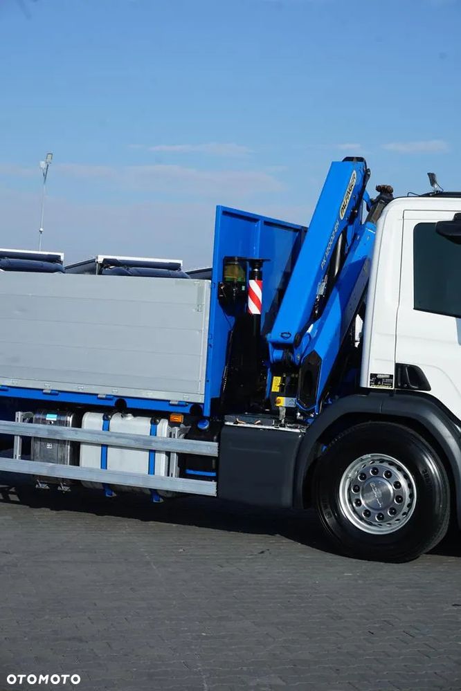 Scania / P 250 / ACC / SKRZYNIOWY + HDS + WINDA / PALFINGER PK 12 002 - EH B / WYSIĘG 10 M - 31
