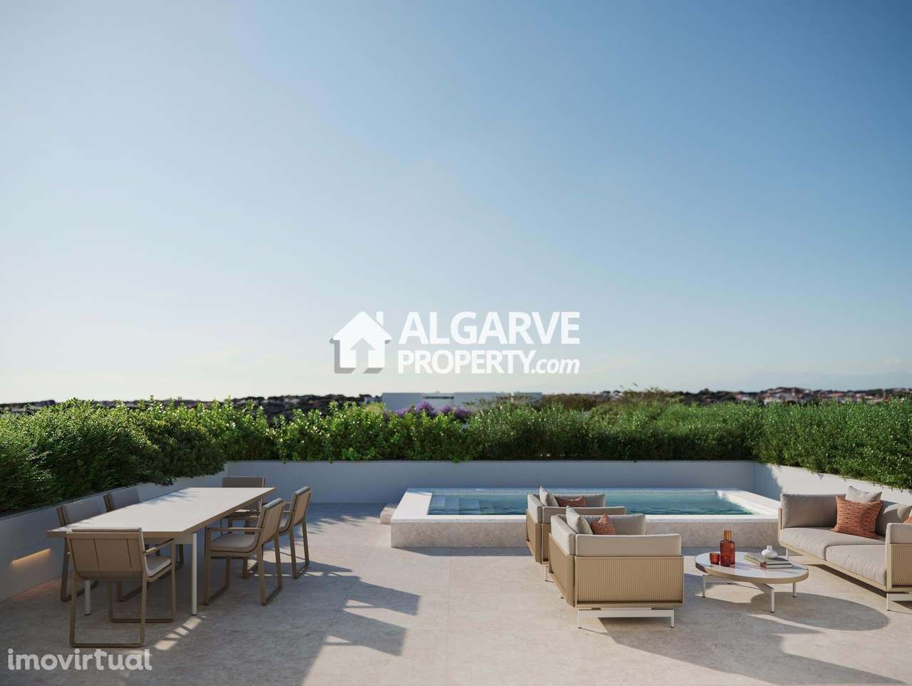 Duplex T4 de Luxo com Piscina no Terraço no Centro de Vilamoura – Bota - Grande imagem: 5/23