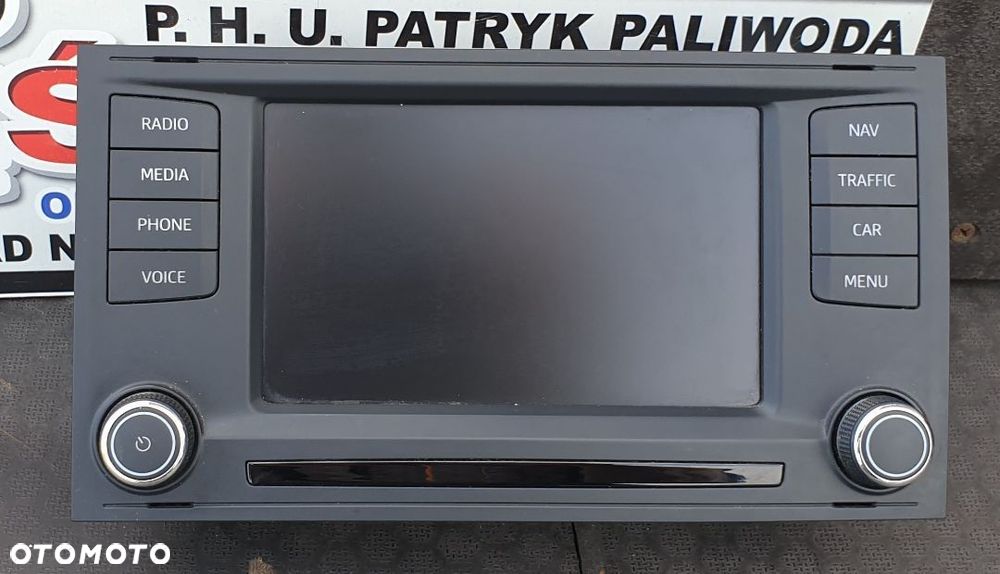 RADIO NAWIGACJA WYŚWIETLACZ 5F0919603A SEAT LEON III 5F - 1