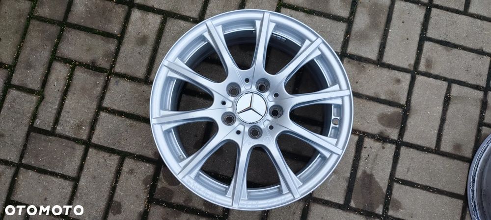FELGI ALUMNIOWE 5x112 6.5Jx16 CALI ET38 fi 66.6 2054012400 MERCEDES A C CLA KOMPLET 4 SZTUKI - 2