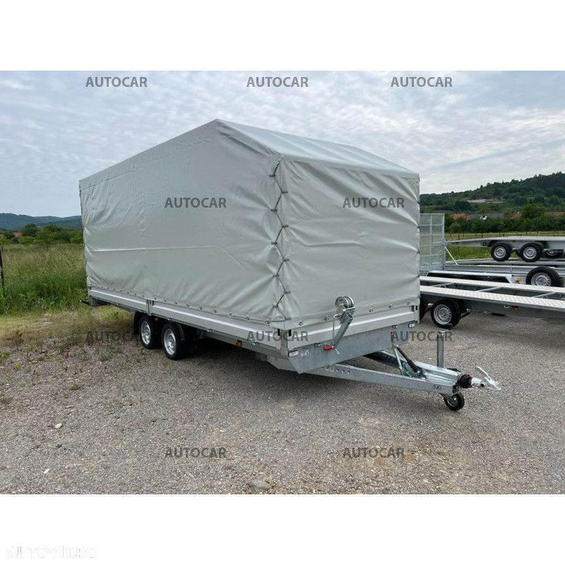 Autocar Platforma auto Autocar cu Prelata 6m - 5