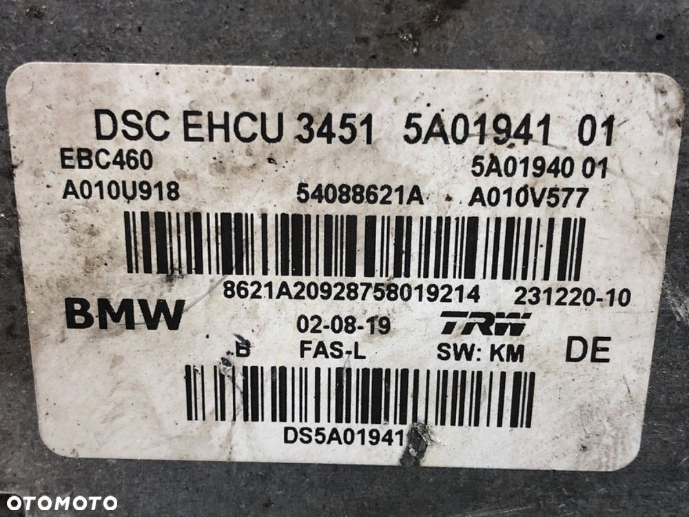 POMPA ABS  BMW X3 (G01, F97) 2017 - 2022 xDrive 20 d 140 kW [190 KM] olej napędowy 2017 - 2020 - 5