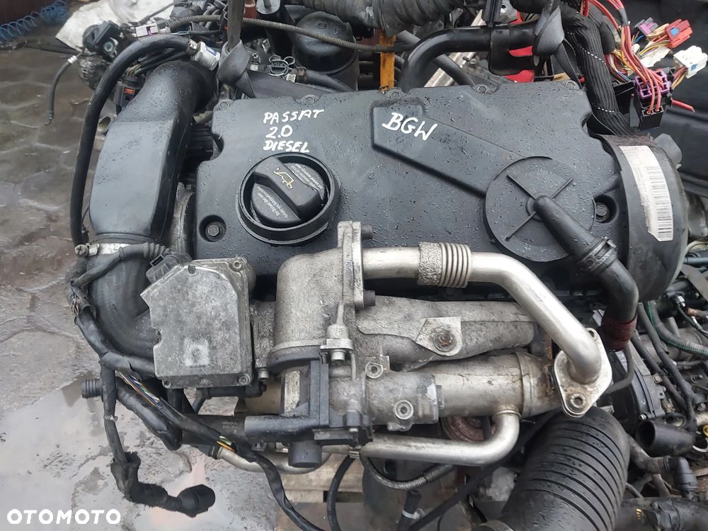 Silnik 2.0 TDI BGW 136KM Volkswagen Passat B5 Audi A4 A6 Skoda Superb KOMPLETNY LUB GOŁY SŁUPEK - 1