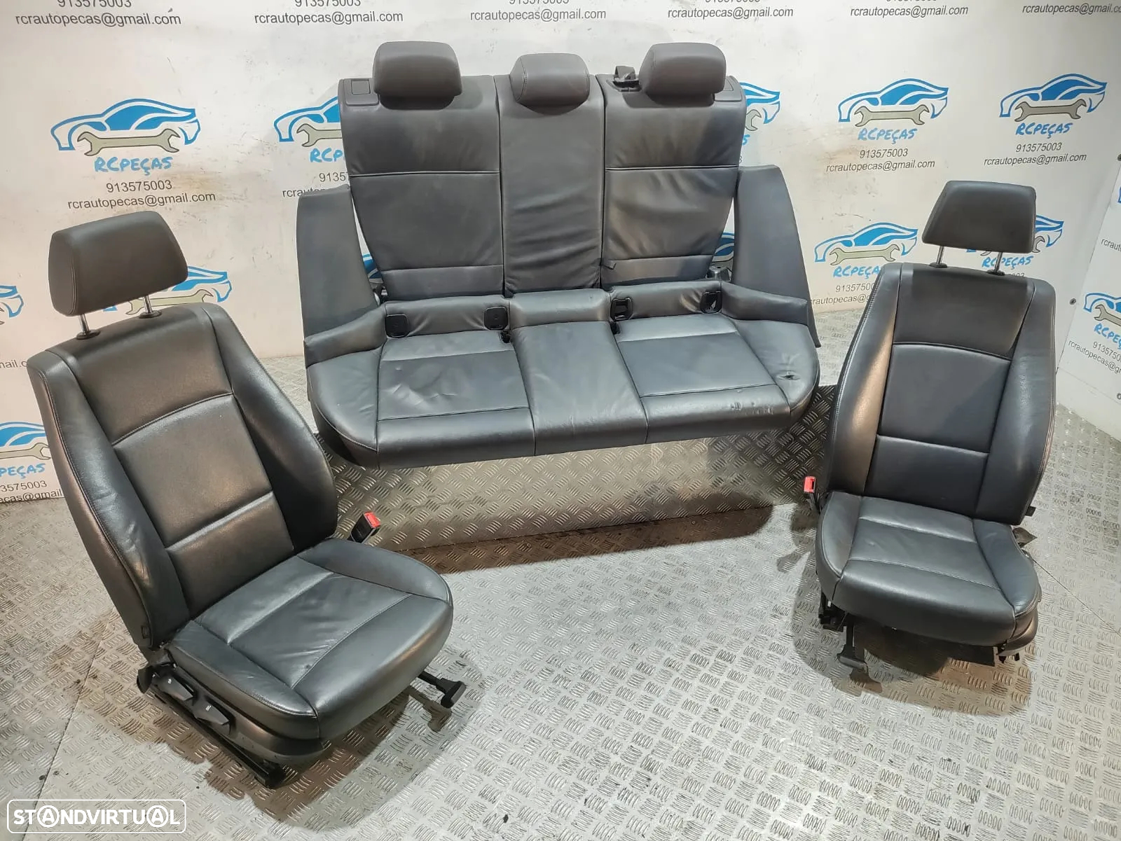 Conjunto Bancos Pele BMW X1 E84 Aquecidos - 2