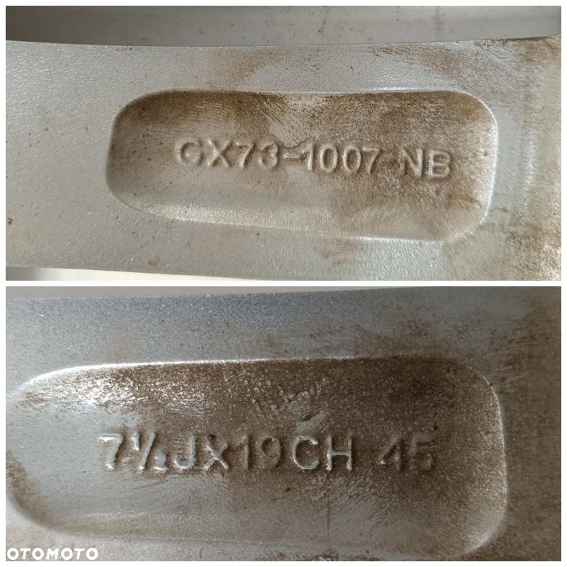 Alufelgi 5x108 19 Jaguar XE XF przód + tył 4szt (F9012) - 8