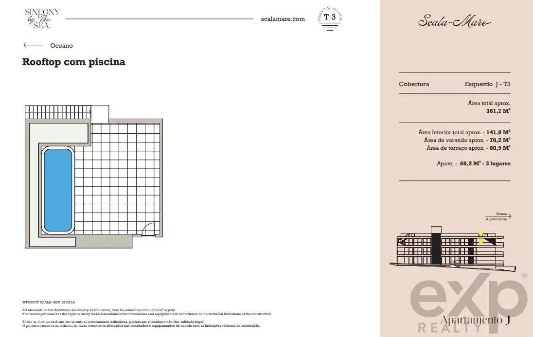 Apartamento T3 | Rooftop com Piscina - Grande imagem: 4/28