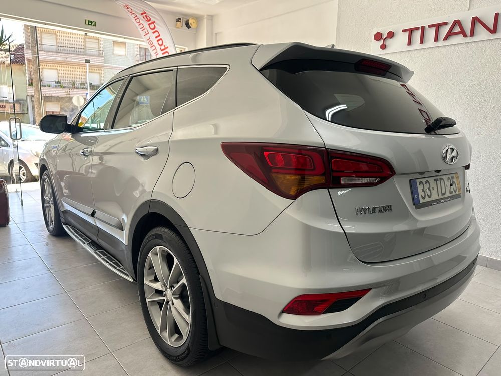 Hyundai Santa Fe blue 2.2 CRDI 2WD Auto Family+ - 4