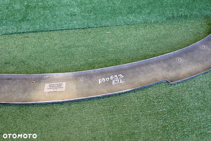 BMW E90 E91 E92 E93 CARBON spoiler dokładka zderzaka przód - 9