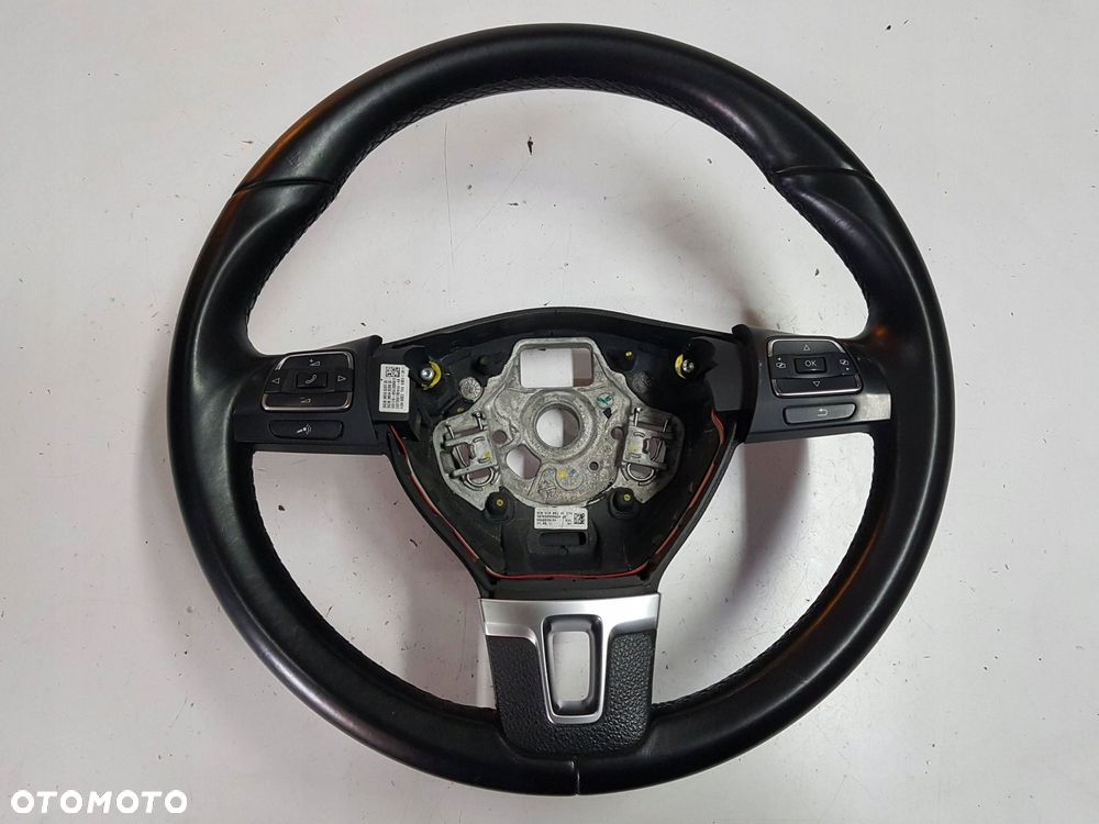 VW PASSAT B7 10-14r PASSAT CC GOLF VI KIEROWNICA SKÓRZANA 3C8419091BE - 1