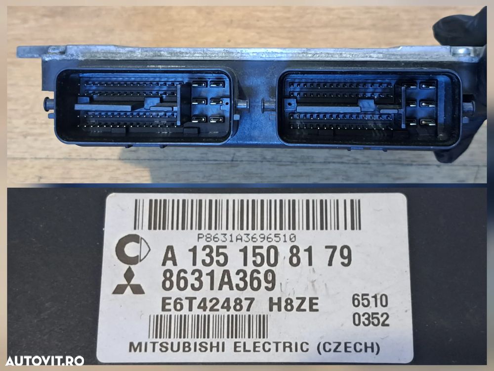 Ki set pornire compus din Cheie cu cip Calculator confort Panoiu sigurante cu imobilizator so Calculator motor Originale Mitsubishi Colt 6 1.3i Smart Forfour 454 1.3 benzina - 7