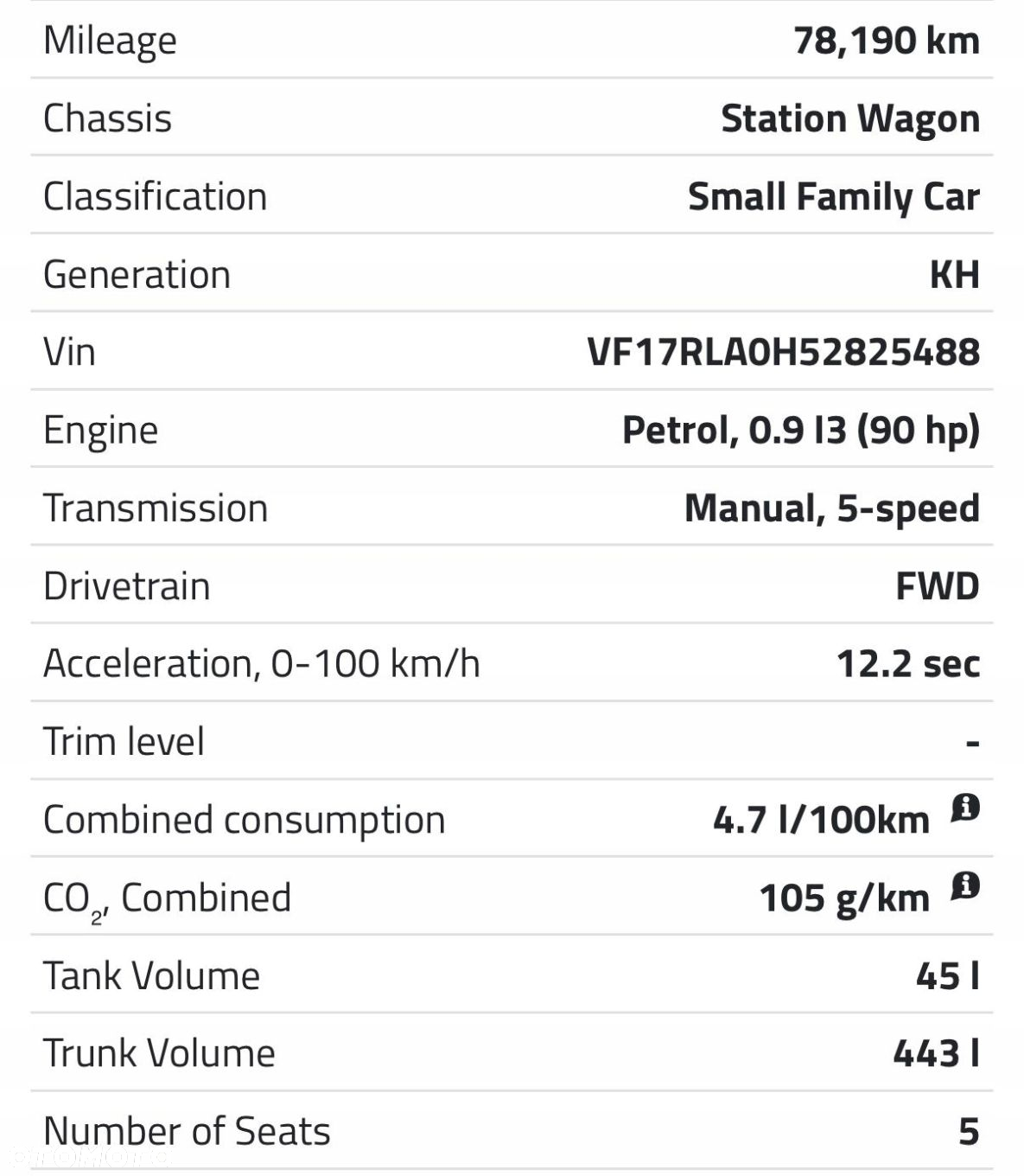 SILNIK KOMPLET Renault Clio IV 0.9 T TURBO 90KM udokumentowane 78tyś H4B400 - 3
